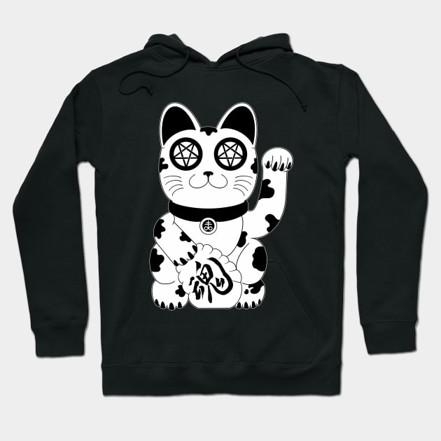 Penta Cat The Evil Twin Hoodie by Neko Night Market